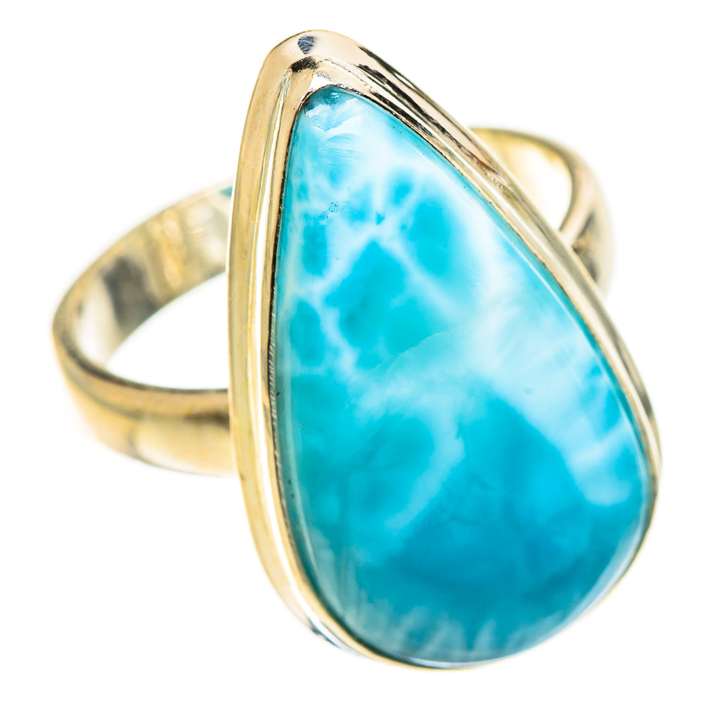 Larimar Rings handcrafted by Ana Silver Co - RING124319 - Photo 2