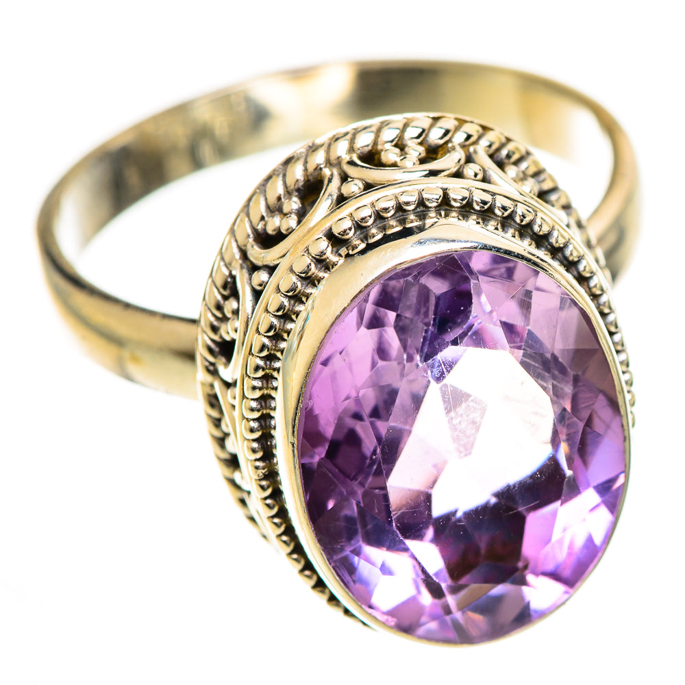 Amethyst Rings handcrafted by Ana Silver Co - RING124327 - Photo 2