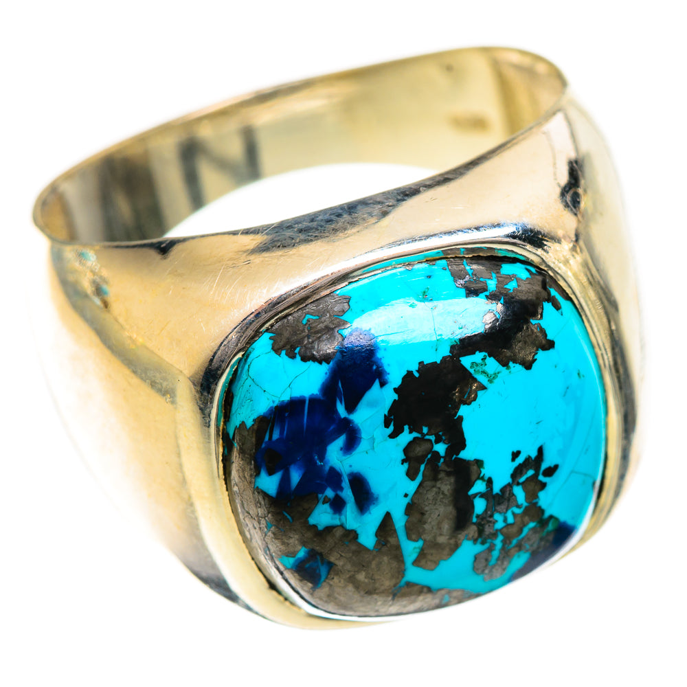 Shattuckite Rings handcrafted by Ana Silver Co - RING124335 - Photo 2