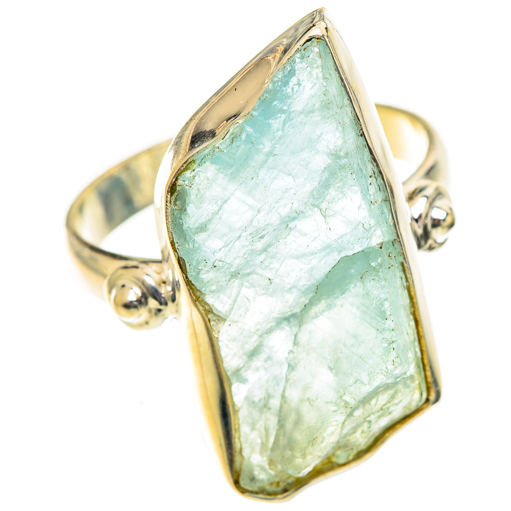 Aquamarine Rings handcrafted by Ana Silver Co - RING124336 - Photo 2