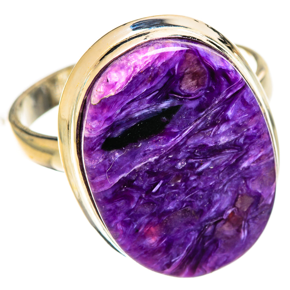 Charoite Rings handcrafted by Ana Silver Co - RING124342 - Photo 2