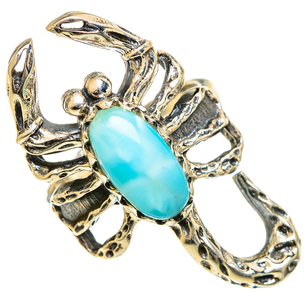 Larimar Rings handcrafted by Ana Silver Co - RING124369 - Photo 2