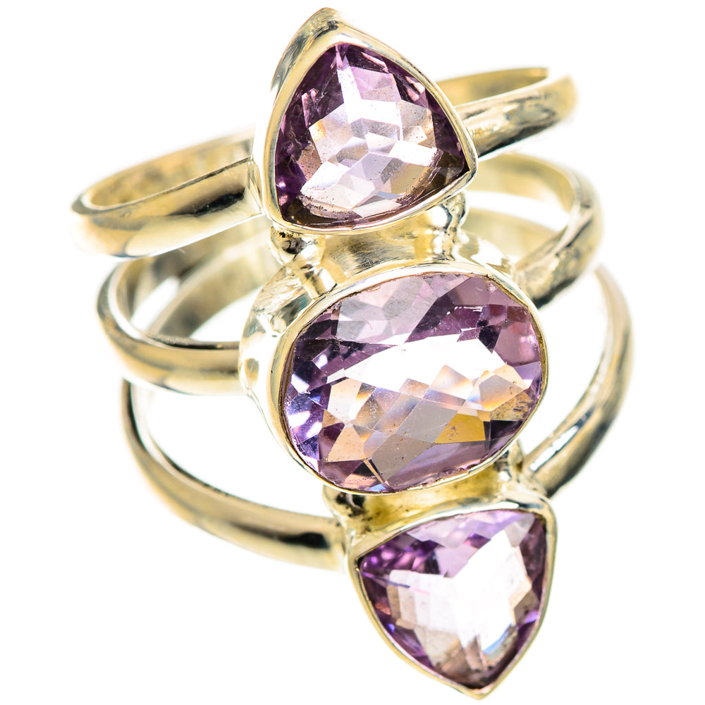 Amethyst Rings handcrafted by Ana Silver Co - RING124378 - Photo 2