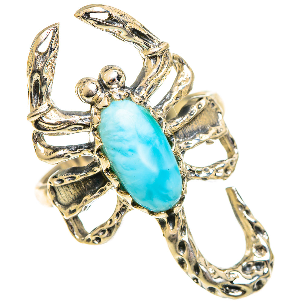 Larimar Rings handcrafted by Ana Silver Co - RING124386 - Photo 2