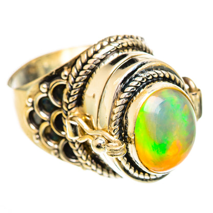 Ethiopian Opal Rings handcrafted by Ana Silver Co - RING124390 - Photo 2