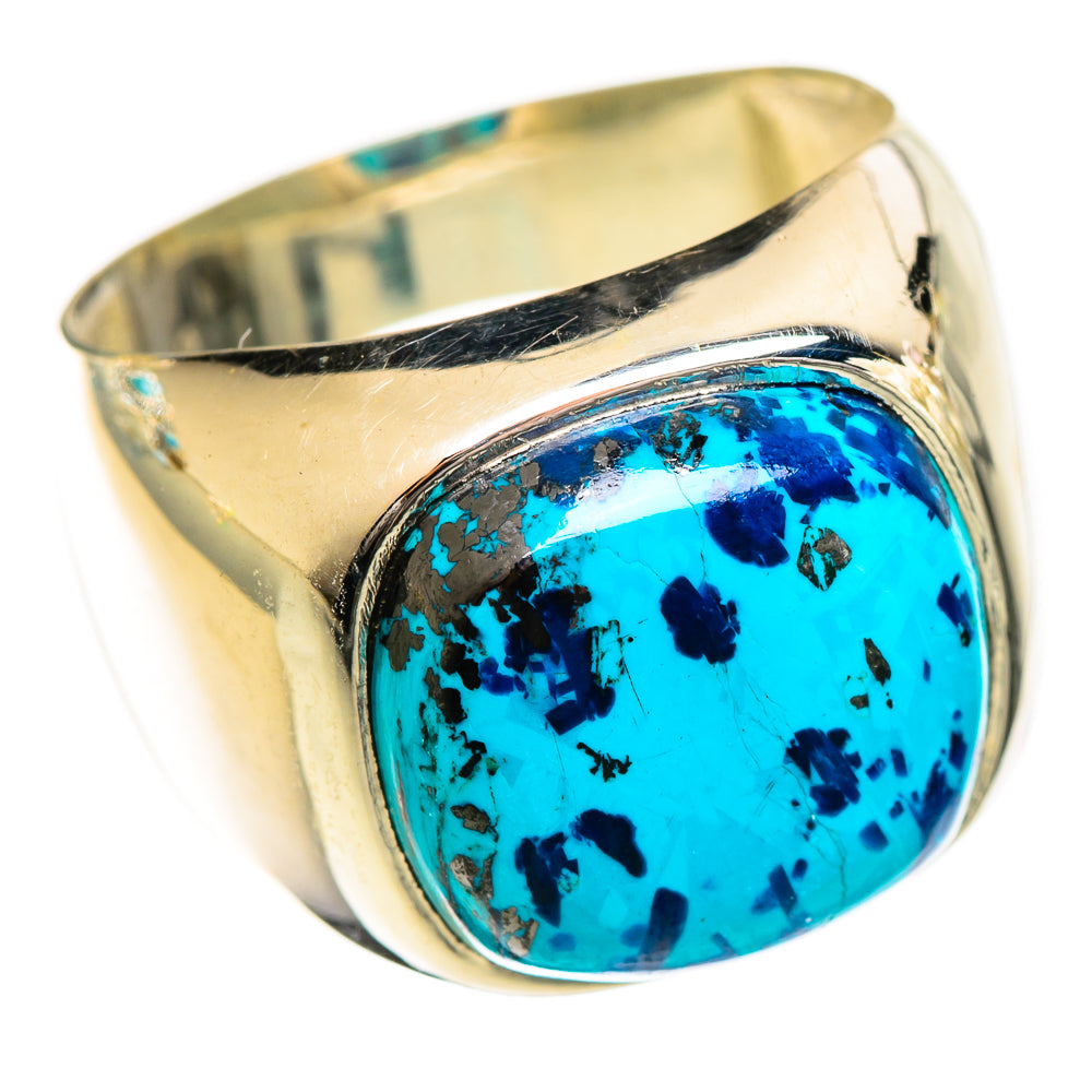 Shattuckite Rings handcrafted by Ana Silver Co - RING124394 - Photo 2
