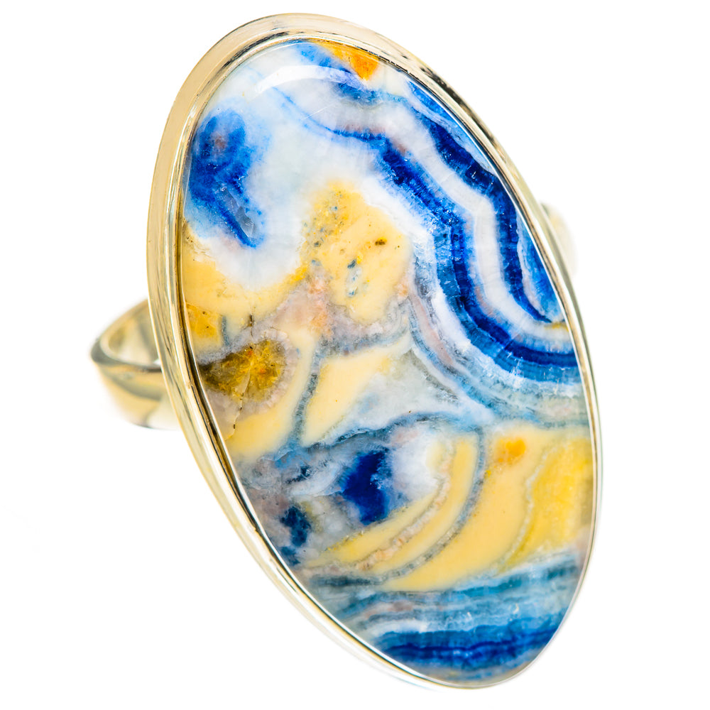 Blue Scheelite Rings handcrafted by Ana Silver Co - RING124398 - Photo 2