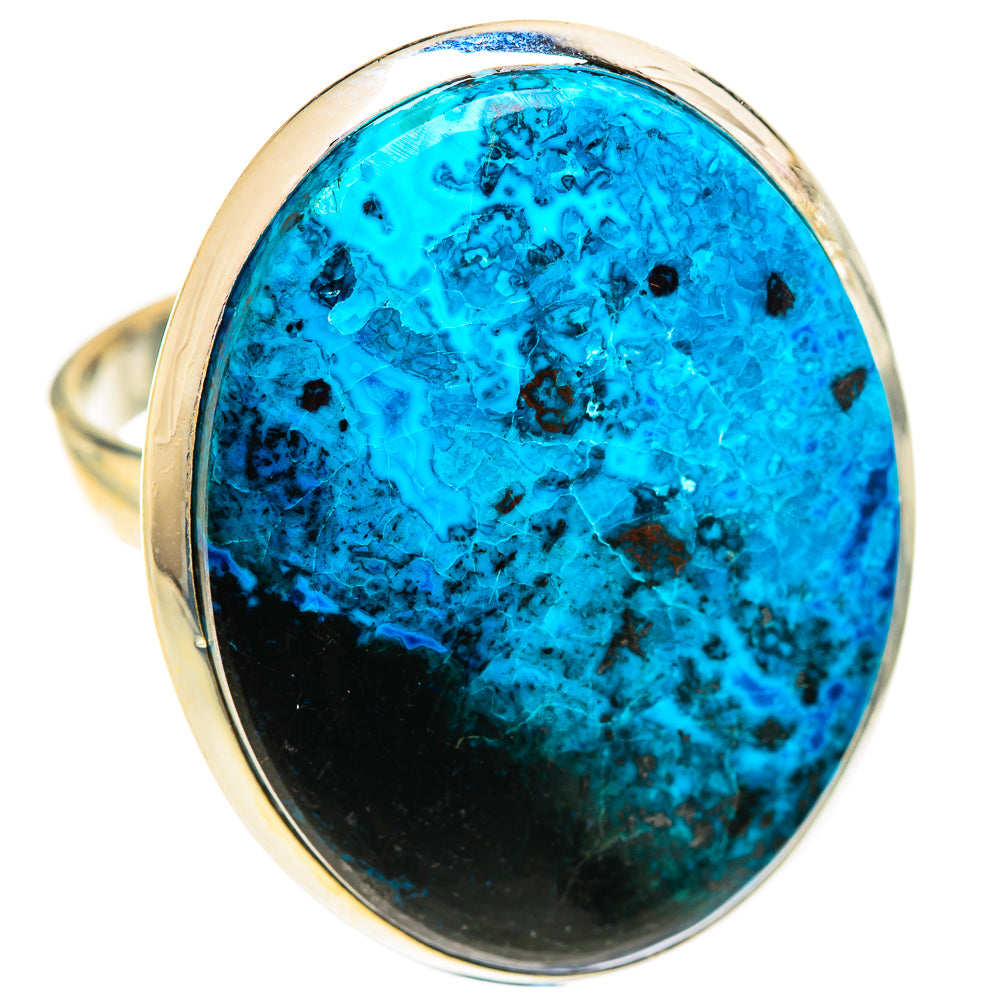 Shattuckite Rings handcrafted by Ana Silver Co - RING124403 - Photo 2