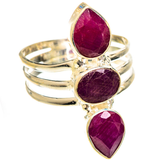 Ruby Rings handcrafted by Ana Silver Co - RING124408 - Photo 2