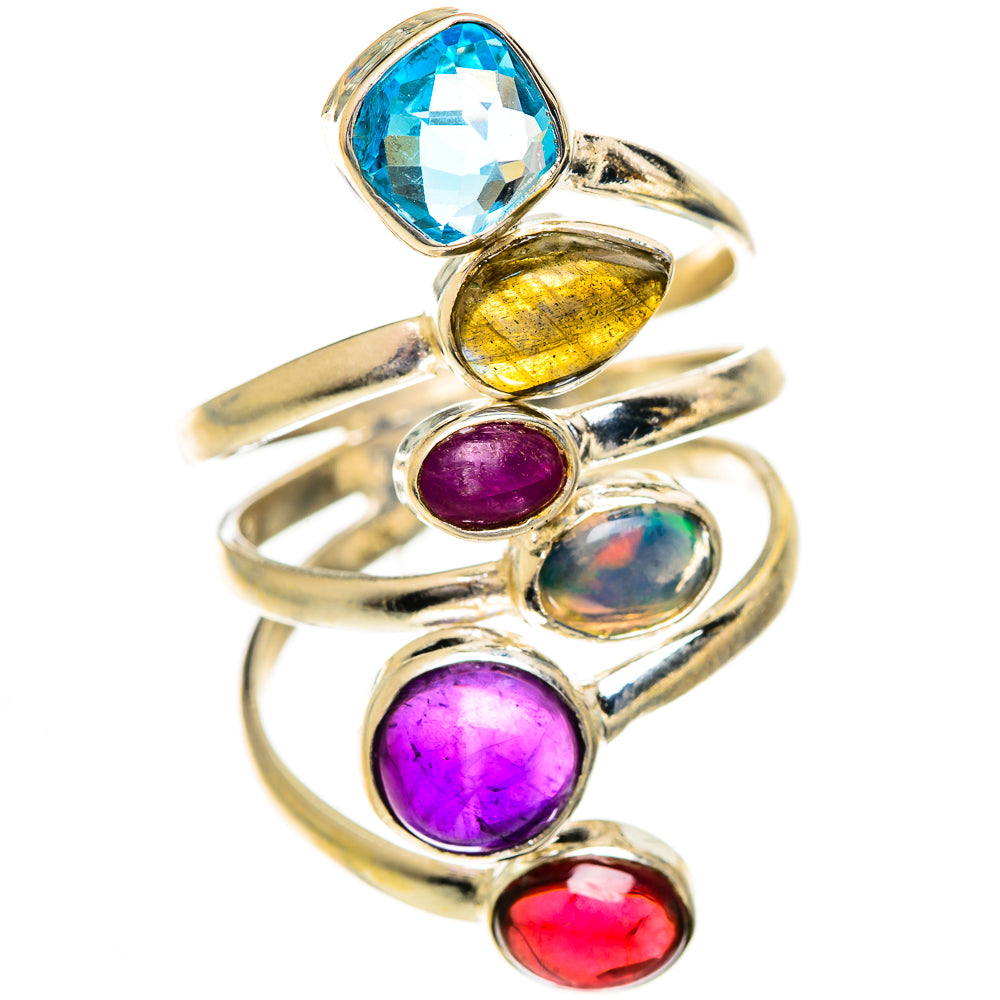 Amethyst Rings handcrafted by Ana Silver Co - RING124419 - Photo 2