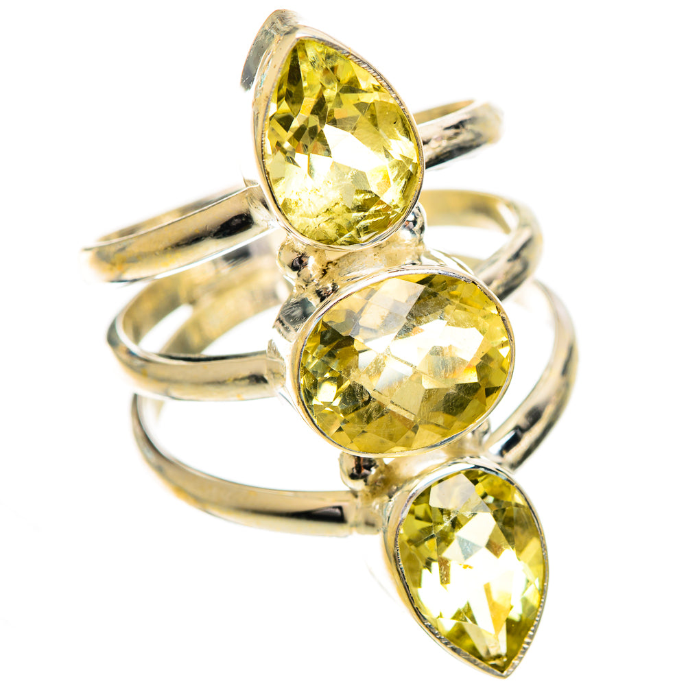 Citrine Rings handcrafted by Ana Silver Co - RING124421 - Photo 2