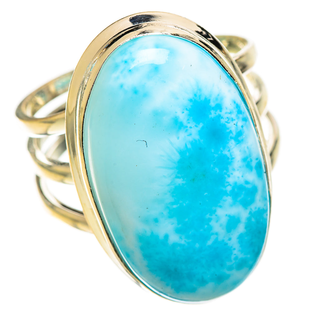 Larimar Rings handcrafted by Ana Silver Co - RING124423 - Photo 2