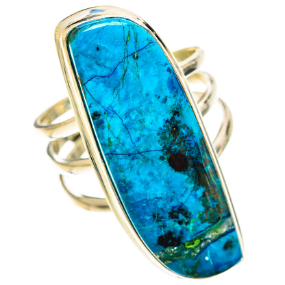 Chrysocolla Rings handcrafted by Ana Silver Co - RING124425 - Photo 2
