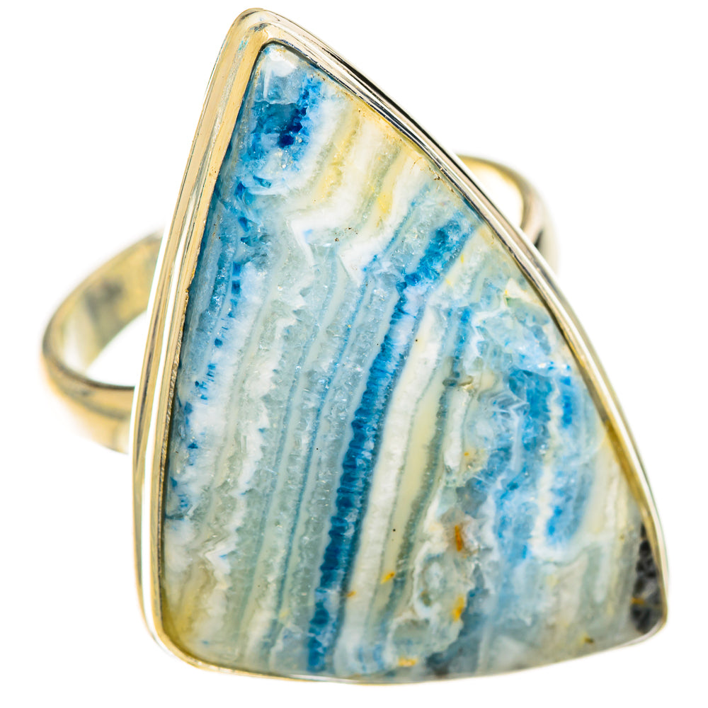 Blue Scheelite Rings handcrafted by Ana Silver Co - RING124431 - Photo 2