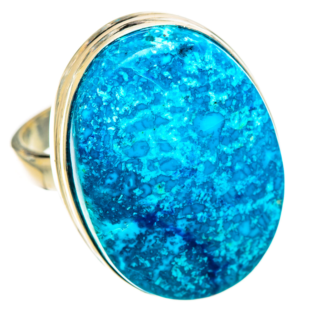 Chrysocolla Rings handcrafted by Ana Silver Co - RING124449 - Photo 2