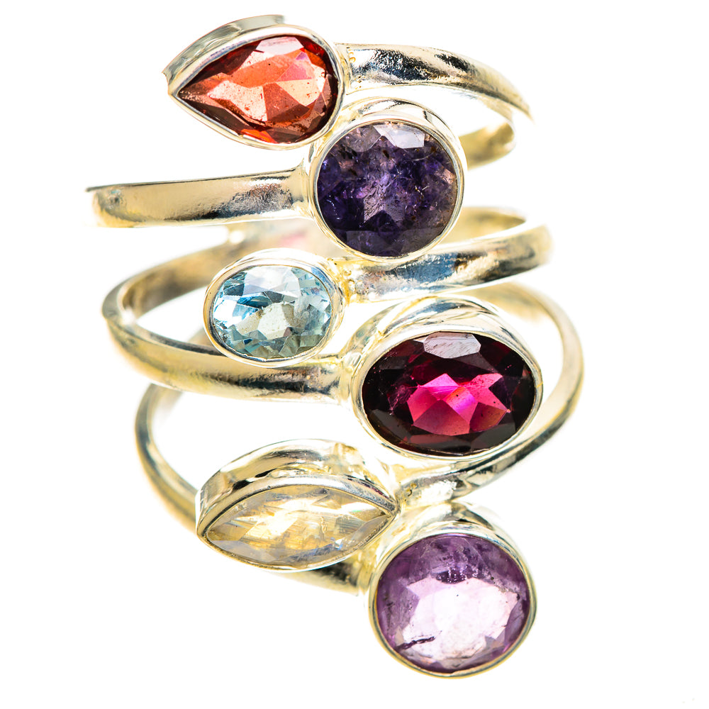Garnet Rings handcrafted by Ana Silver Co - RING124461 - Photo 2