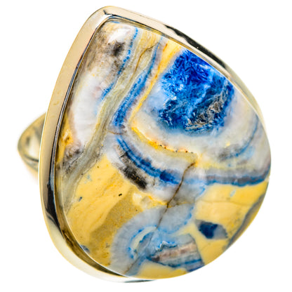Blue Scheelite Rings handcrafted by Ana Silver Co - RING124465 - Photo 2