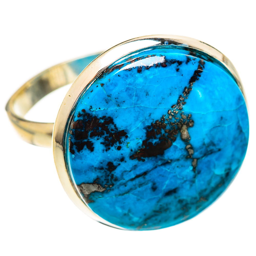 Shattuckite Rings handcrafted by Ana Silver Co - RING124468 - Photo 2