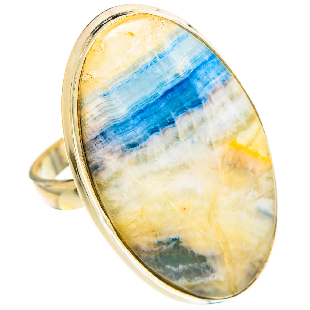 Blue Scheelite Rings handcrafted by Ana Silver Co - RING124474 - Photo 2