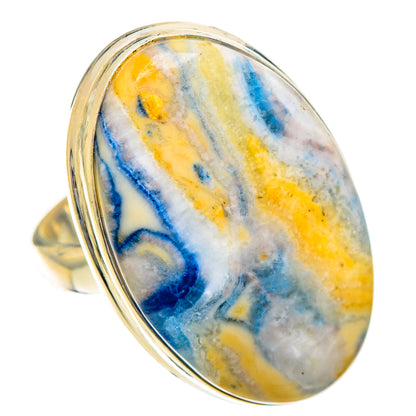 Blue Scheelite Rings handcrafted by Ana Silver Co - RING124488 - Photo 2