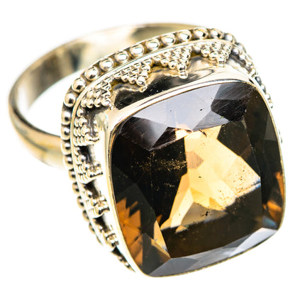 Smoky Quartz Rings handcrafted by Ana Silver Co - RING124511 - Photo 2