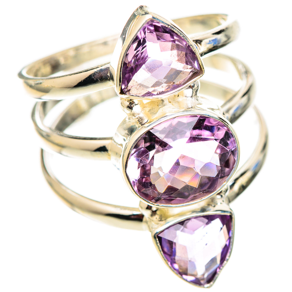 Amethyst Rings handcrafted by Ana Silver Co - RING124517 - Photo 2