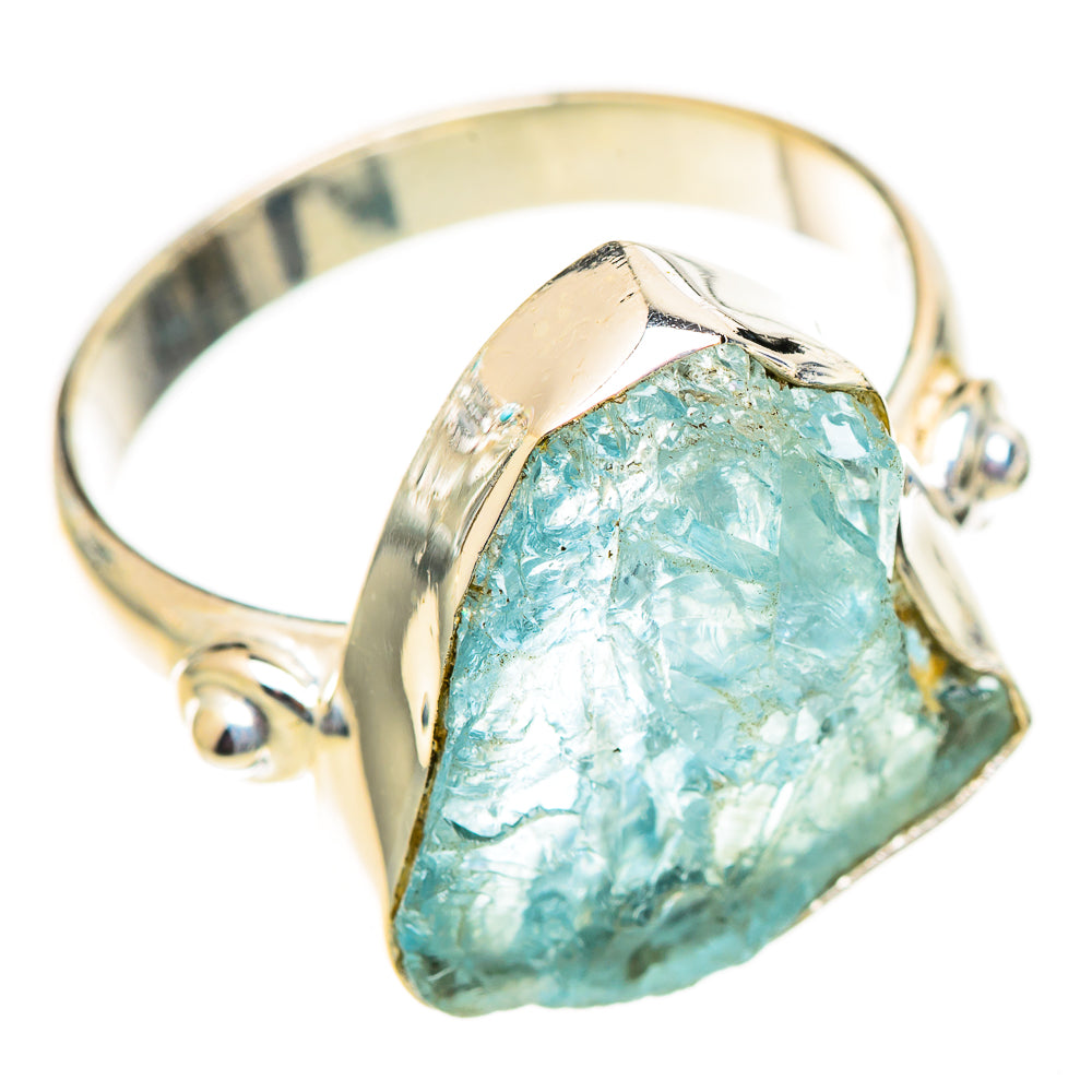 Aquamarine Rings handcrafted by Ana Silver Co - RING124525 - Photo 2