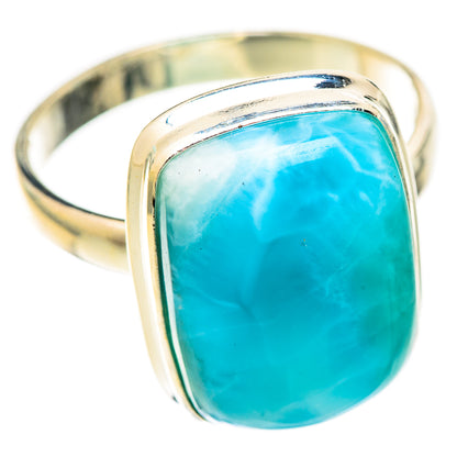 Larimar Rings handcrafted by Ana Silver Co - RING124532 - Photo 2