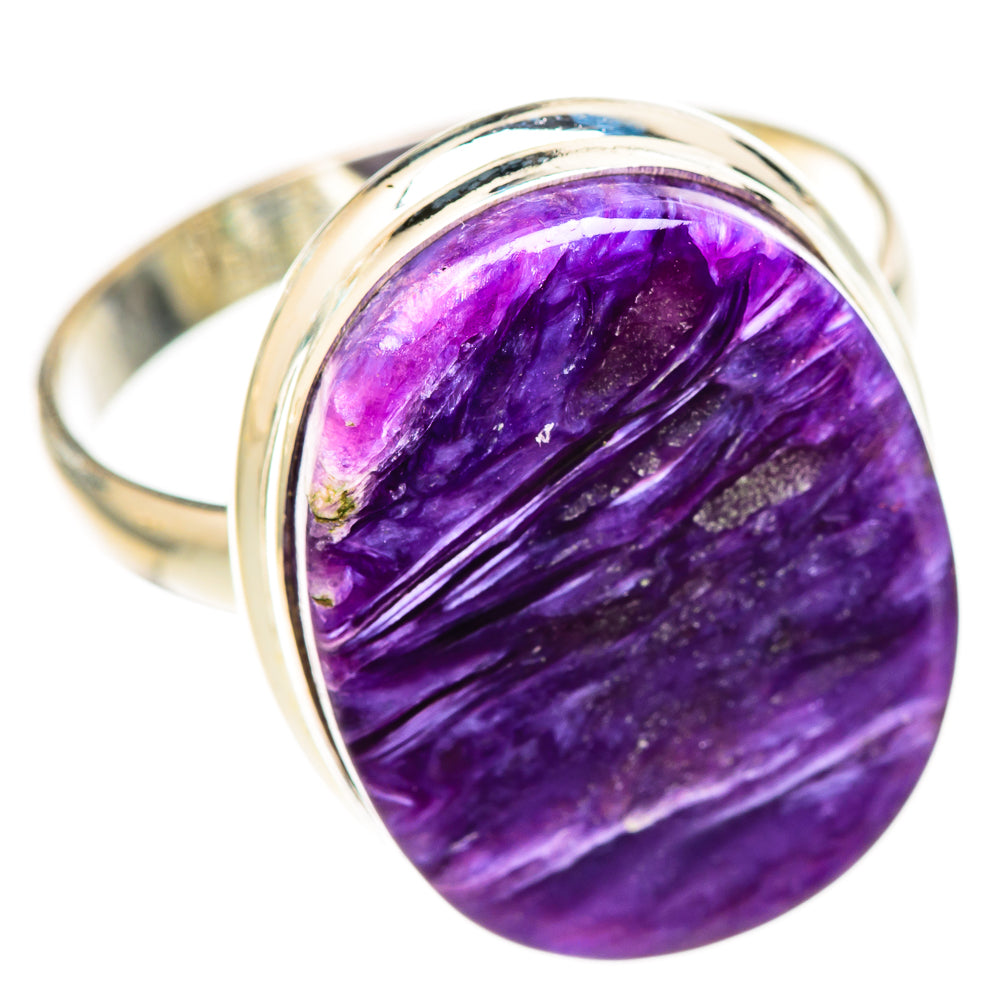 Charoite Rings handcrafted by Ana Silver Co - RING124541 - Photo 2