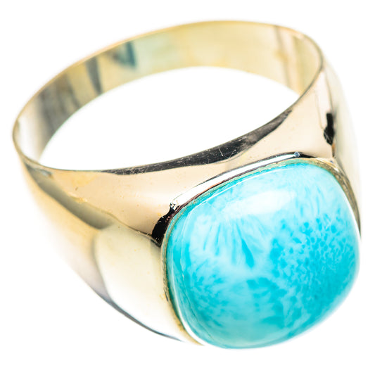 Larimar Rings handcrafted by Ana Silver Co - RING124551 - Photo 2