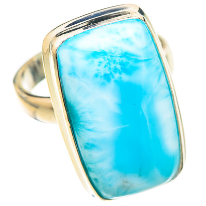 Larimar Rings handcrafted by Ana Silver Co - RING124557 - Photo 2