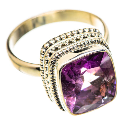 Amethyst Rings handcrafted by Ana Silver Co - RING124566 - Photo 2