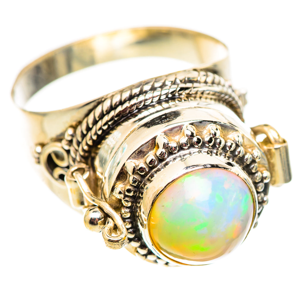 Ethiopian Opal Rings handcrafted by Ana Silver Co - RING124575 - Photo 2