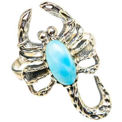 Larimar Rings handcrafted by Ana Silver Co - RING124578 - Photo 2