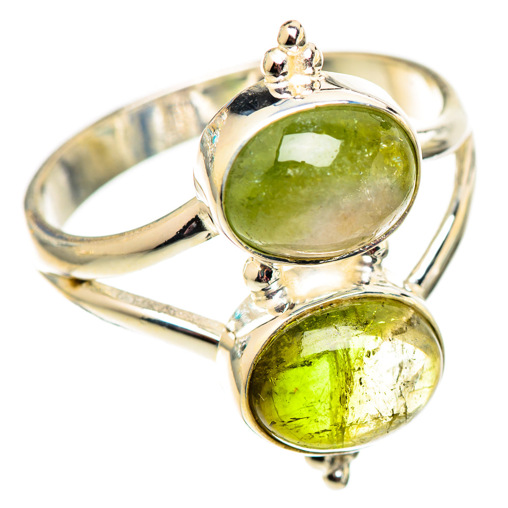 Prehnite Rings handcrafted by Ana Silver Co - RING124586 - Photo 2