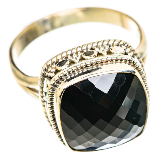 Black Onyx Rings handcrafted by Ana Silver Co - RING124593 - Photo 2