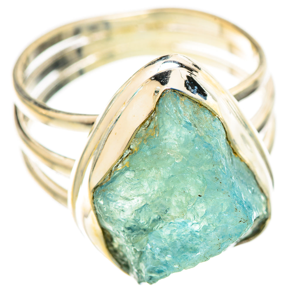 Aquamarine Rings handcrafted by Ana Silver Co - RING124599 - Photo 2