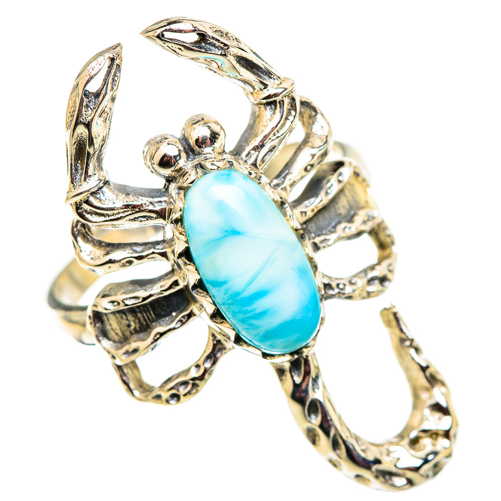 Larimar Rings handcrafted by Ana Silver Co - RING124600 - Photo 2