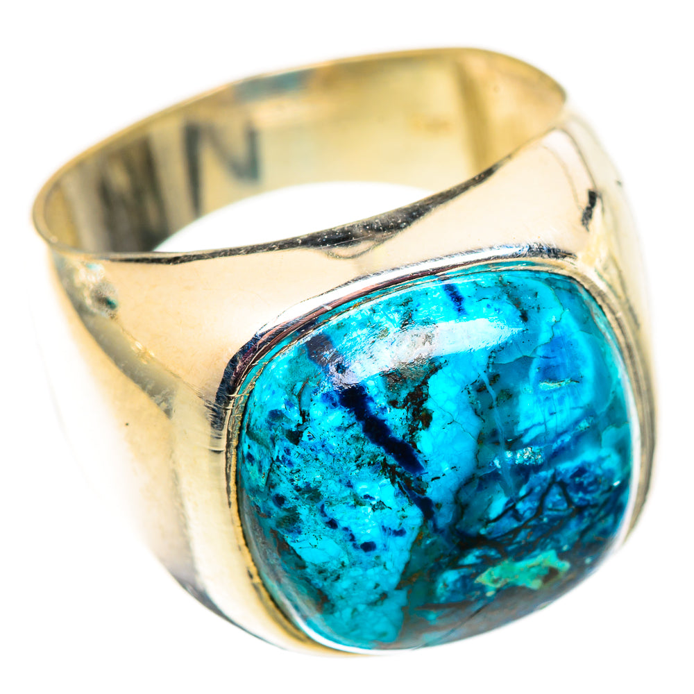 Shattuckite Rings handcrafted by Ana Silver Co - RING124601 - Photo 2