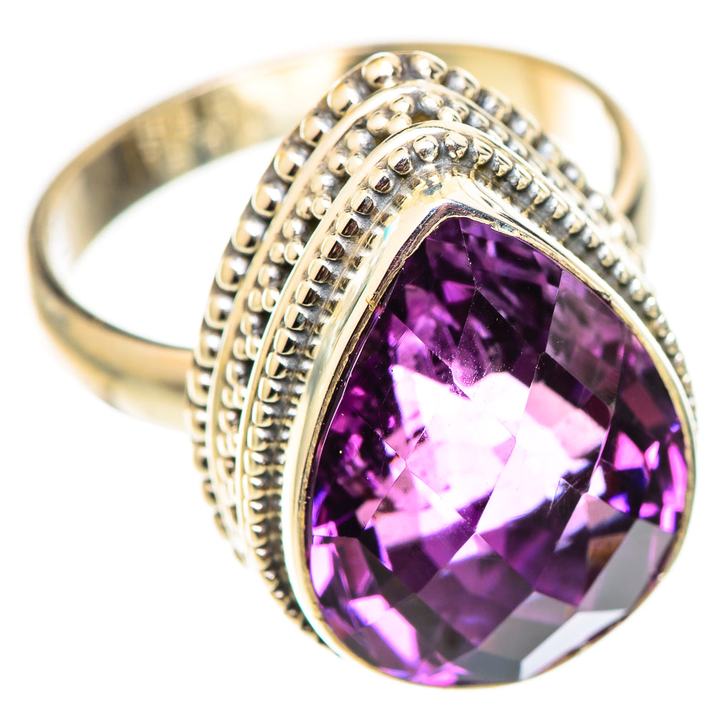 Amethyst Rings handcrafted by Ana Silver Co - RING124614 - Photo 2