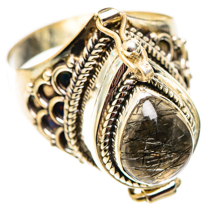 Tourmalinated Quartz Rings handcrafted by Ana Silver Co - RING124616 - Photo 2