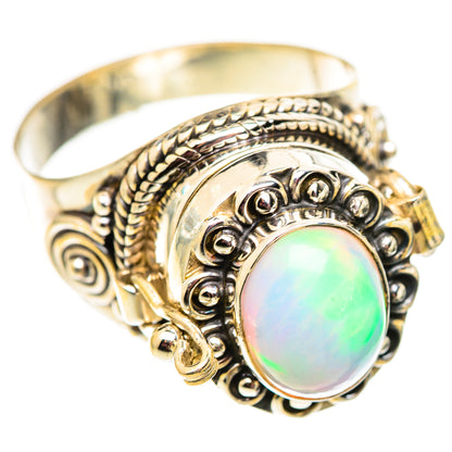 Ethiopian Opal Rings handcrafted by Ana Silver Co - RING124620 - Photo 2