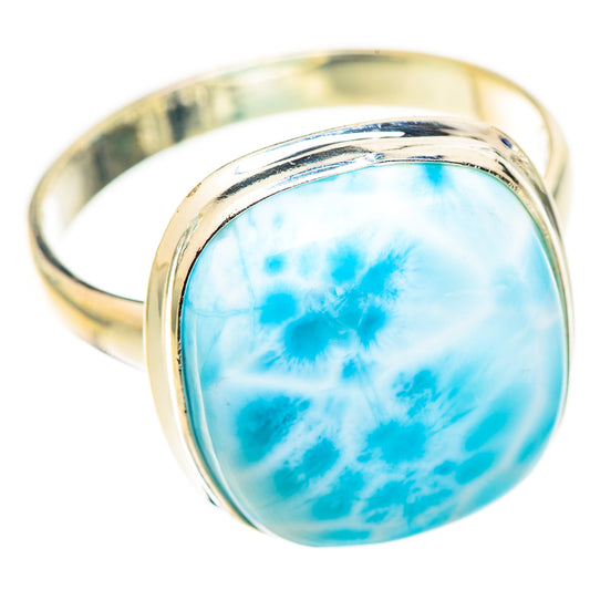 Larimar Rings handcrafted by Ana Silver Co - RING124626 - Photo 2