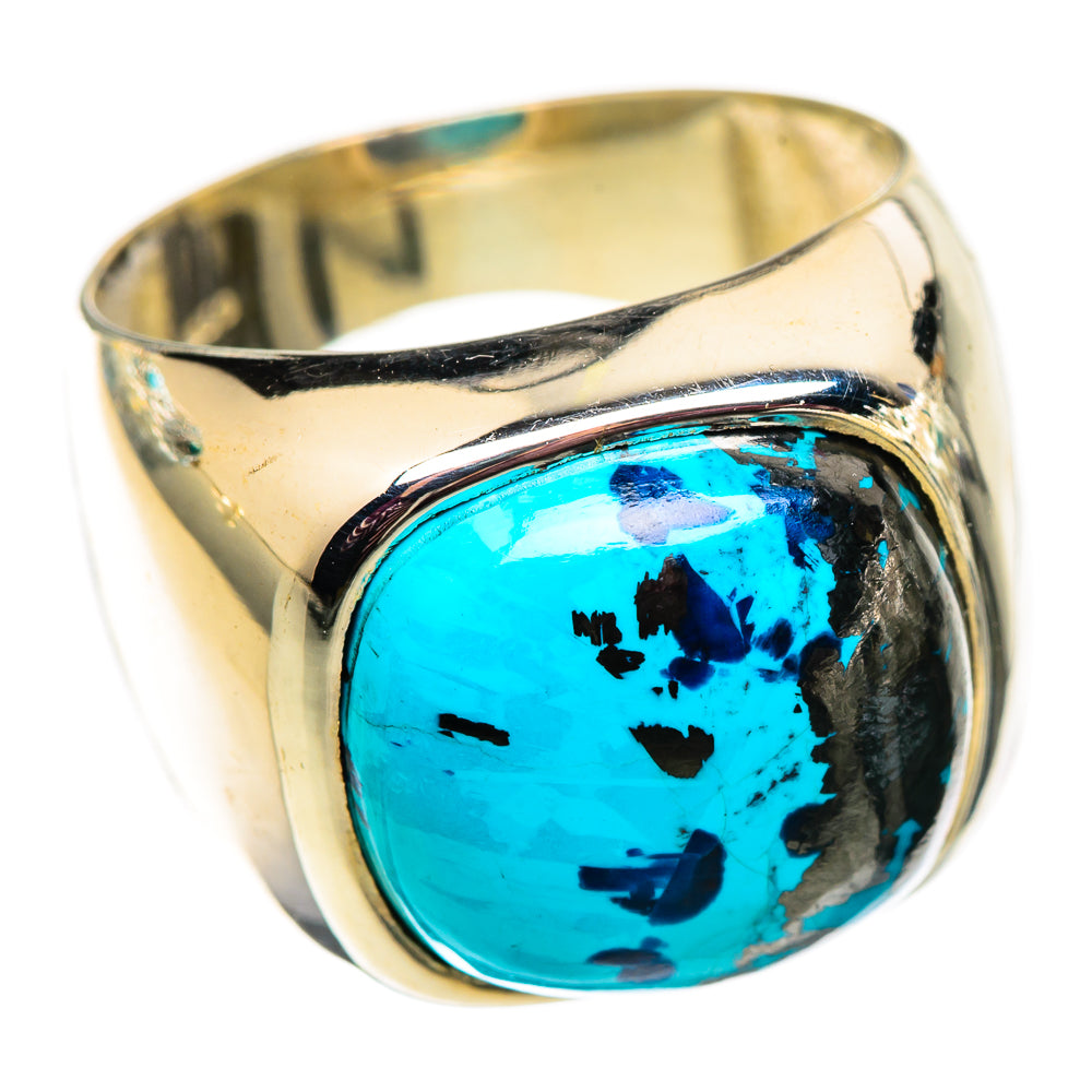 Shattuckite Rings handcrafted by Ana Silver Co - RING124629 - Photo 2
