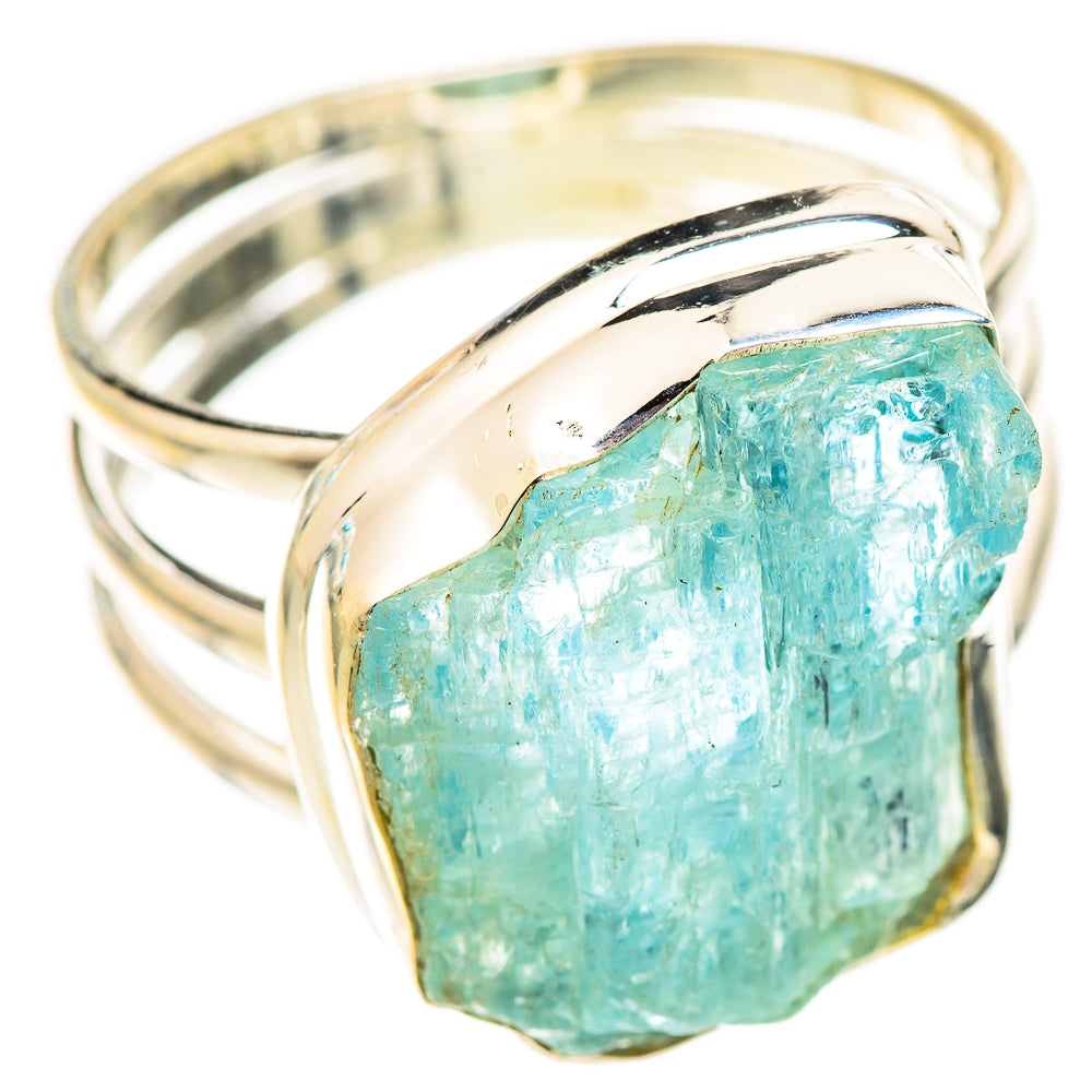 Aquamarine Rings handcrafted by Ana Silver Co - RING124644 - Photo 2