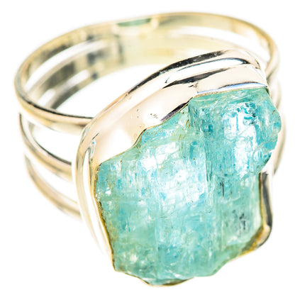Aquamarine Rings handcrafted by Ana Silver Co - RING124644 - Photo 2