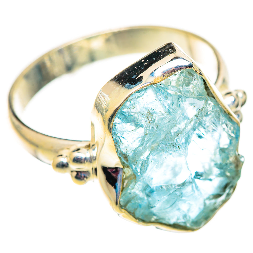 Aquamarine Rings handcrafted by Ana Silver Co - RING124667 - Photo 2