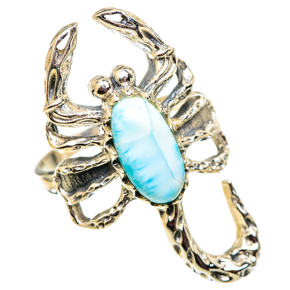 Larimar Rings handcrafted by Ana Silver Co - RING124668 - Photo 2