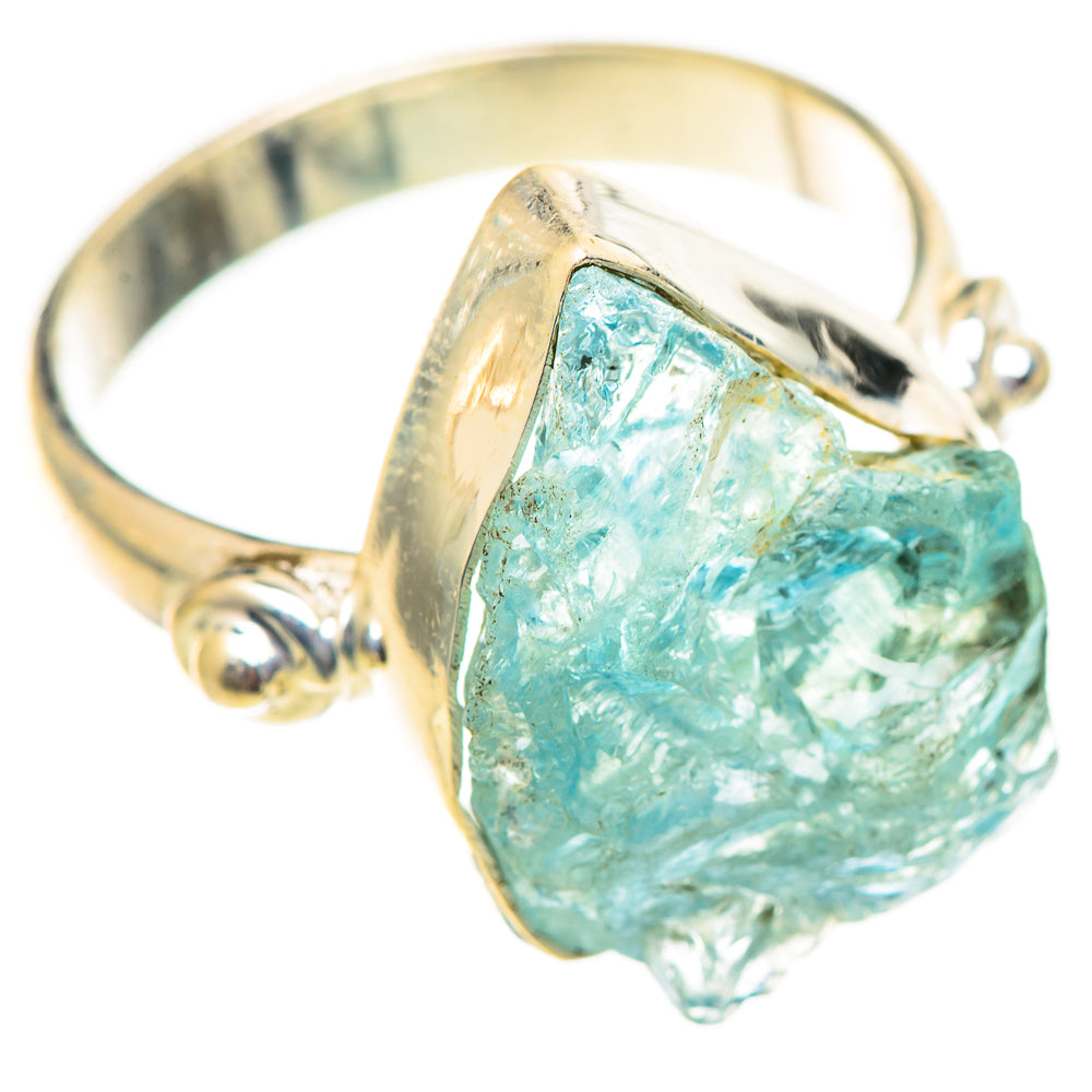 Aquamarine Rings handcrafted by Ana Silver Co - RING124687 - Photo 2