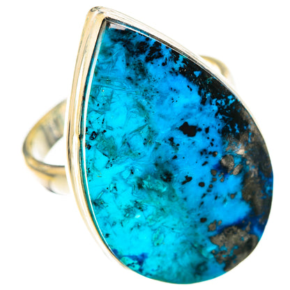 Shattuckite Rings handcrafted by Ana Silver Co - RING124703 - Photo 2